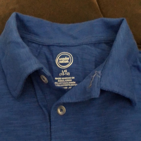 Boys NWOT L (10/12) short sleeve polo - Picture 3 of 4